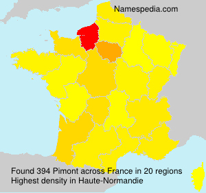 Surname Pimont in France Surname Pimont in France