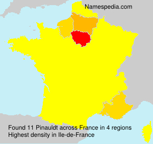 Surname Pinauldt in France Surname Pinauldt in France