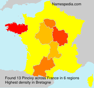 Surname Pincivy in France Surname Pincivy in France