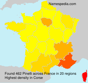 Surname Pinelli in France Surname Pinelli in France