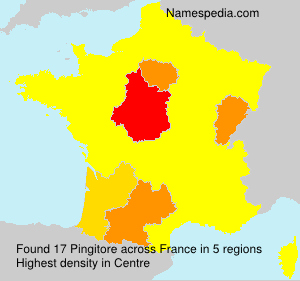 Surname Pingitore in France Surname Pingitore in France