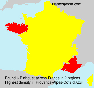 Surname Pinhouet in France Surname Pinhouet in France