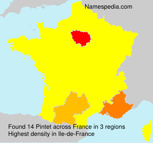 Surname Pintet in France Surname Pintet in France