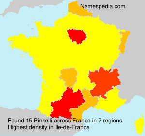 Surname Pinzelli in France Surname Pinzelli in France