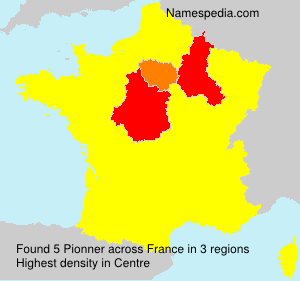 Surname Pionner in France Surname Pionner in France