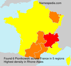 Surname Piontkowski in France Surname Piontkowski in France