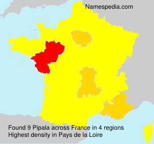 Surname Pipala in France Surname Pipala in France