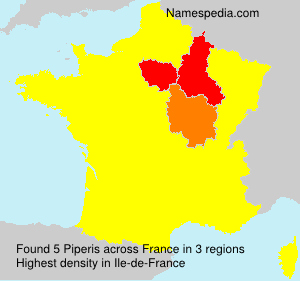 Surname Piperis in France Surname Piperis in France