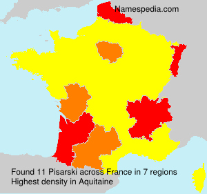 Surname Pisarski in France Surname Pisarski in France
