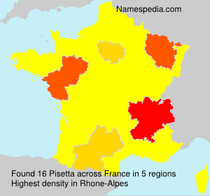 Surname Pisetta in France Surname Pisetta in France