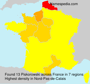 Surname Piskorowski in France Surname Piskorowski in France