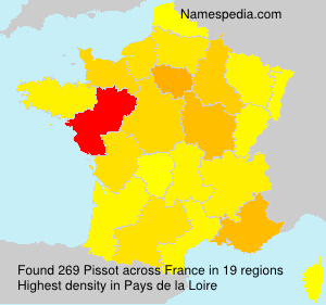 Surname Pissot in France Surname Pissot in France