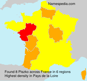 Surname Piszko in France Surname Piszko in France