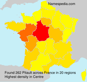 Surname Pitault in France Surname Pitault in France