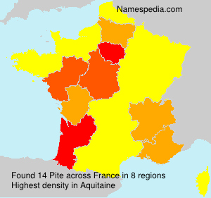 Surname Pite in France Surname Pite in France