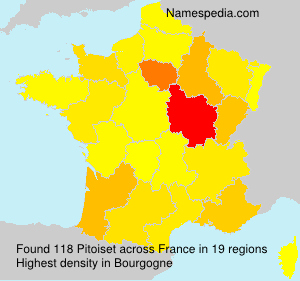 Surname Pitoiset in France Surname Pitoiset in France