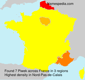 Surname Piwek in France Surname Piwek in France