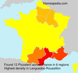 Surname Pizzaferri in France Surname Pizzaferri in France