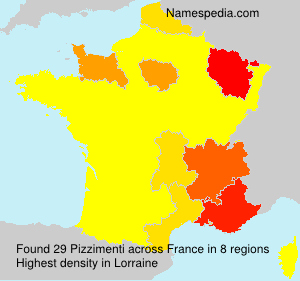 Surname Pizzimenti in France Surname Pizzimenti in France