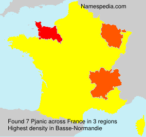Surname Pjanic in France Surname Pjanic in France