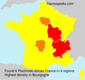 Surname Plachinski in France Surname Plachinski in France