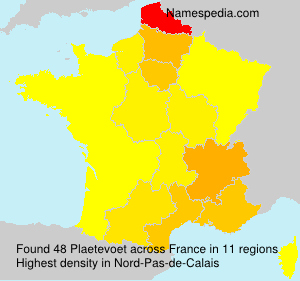 Surname Plaetevoet in France Surname Plaetevoet in France
