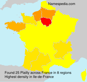 Surname Plailly in France Surname Plailly in France