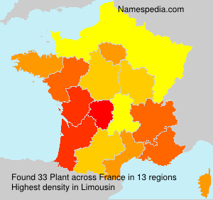Surname Plant in France Surname Plant in France
