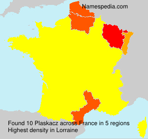 Surname Plaskacz in France Surname Plaskacz in France