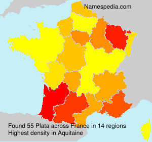Surname Plata in France Surname Plata in France