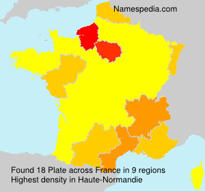 Surname Plate in France Surname Plate in France