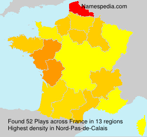 Surname Plays in France Surname Plays in France
