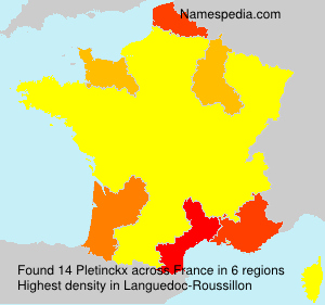 Surname Pletinckx in France Surname Pletinckx in France