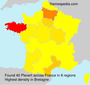 Surname Plevert in France Surname Plevert in France
