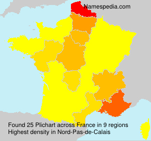 Surname Plichart in France Surname Plichart in France