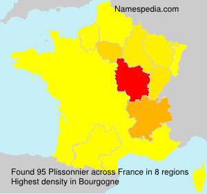 Surname Plissonnier in France Surname Plissonnier in France