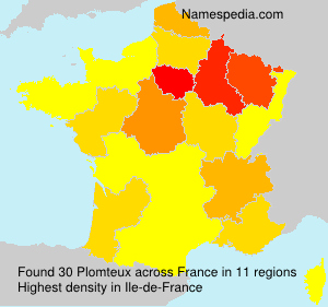 Surname Plomteux in France Surname Plomteux in France