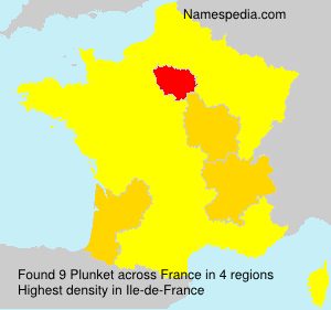 Surname Plunket in France Surname Plunket in France