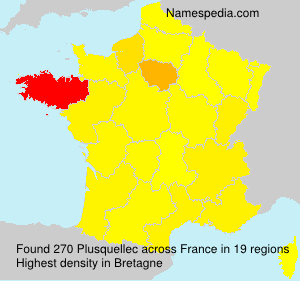 Surname Plusquellec in France Surname Plusquellec in France