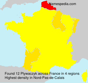 Surname Plywaczyk in France Surname Plywaczyk in France