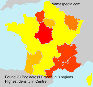 Surname Poc in France Surname Poc in France