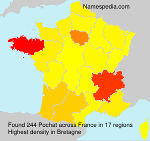 Surname Pochat in France Surname Pochat in France