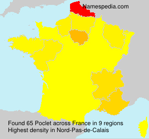 Surname Poclet in France Surname Poclet in France