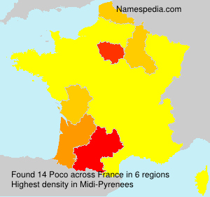 Surname Poco in France Surname Poco in France