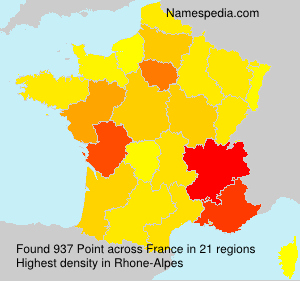 Surname Point in France Surname Point in France