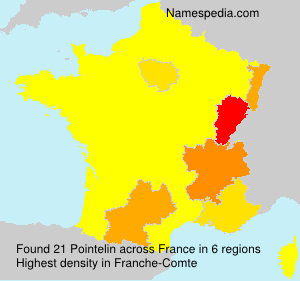 Surname Pointelin in France Surname Pointelin in France