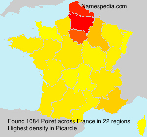 Surname Poiret in France