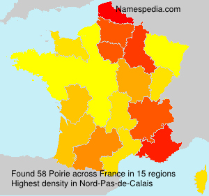 Surname Poirie in France Surname Poirie in France
