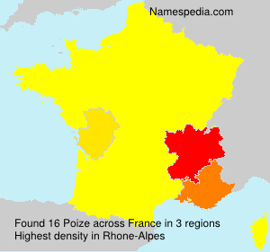 Surname Poize in France Surname Poize in France