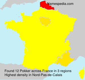 Surname Pokker in France Surname Pokker in France
